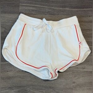 JoyLab White Shorts with Red Accents Women’s Medium